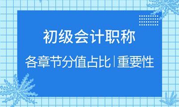 初级会计职称各章节分值占比及重要性及审计与税务服务实战解析